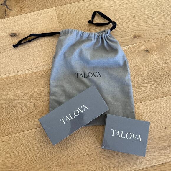 Talova Skincare Accessories Steel Roller and Gua Sha in Carry Pouch - Picture 1 of 5